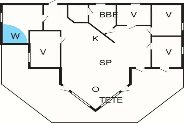 10 persoons vakantie huis in Væggerløse-By Traum-Plattegrond