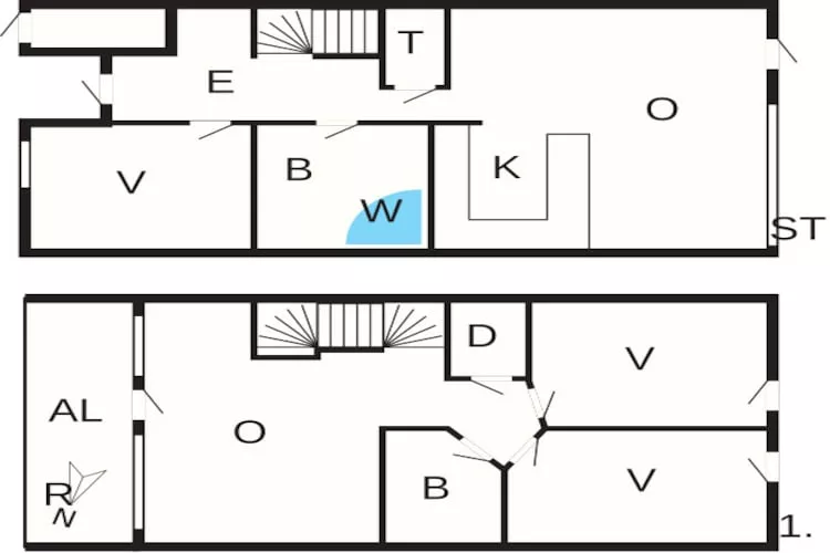 8 persoons vakantie huis in Rømø-By Traum-Plattegrond
