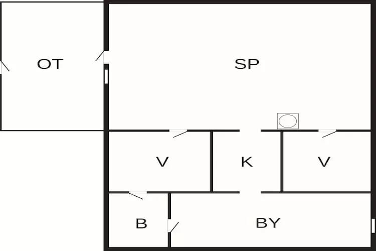 4 persoons vakantie huis in Odder-By Traum-Plattegrond