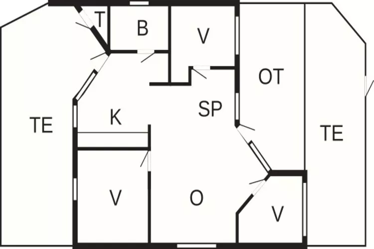 6 persoons vakantie huis in Idestrup-By Traum-Plattegrond