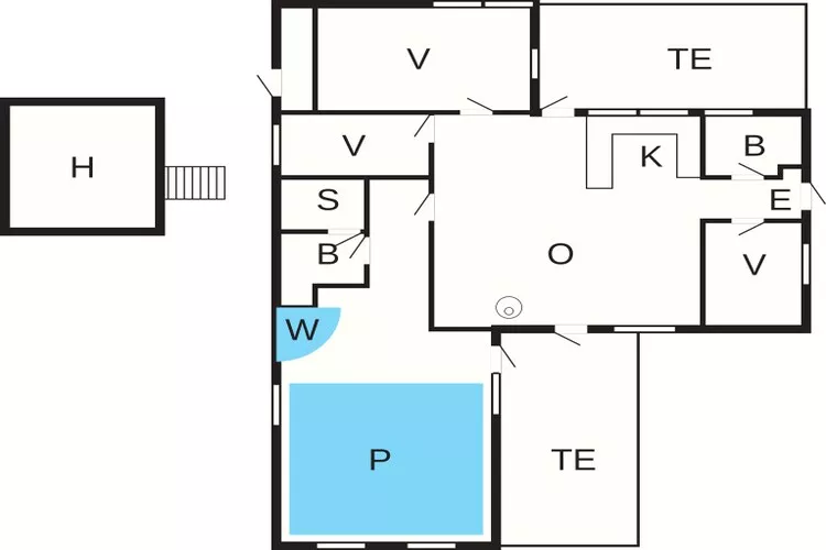 8 persoons vakantie huis in Væggerløse-By Traum-Plattegrond