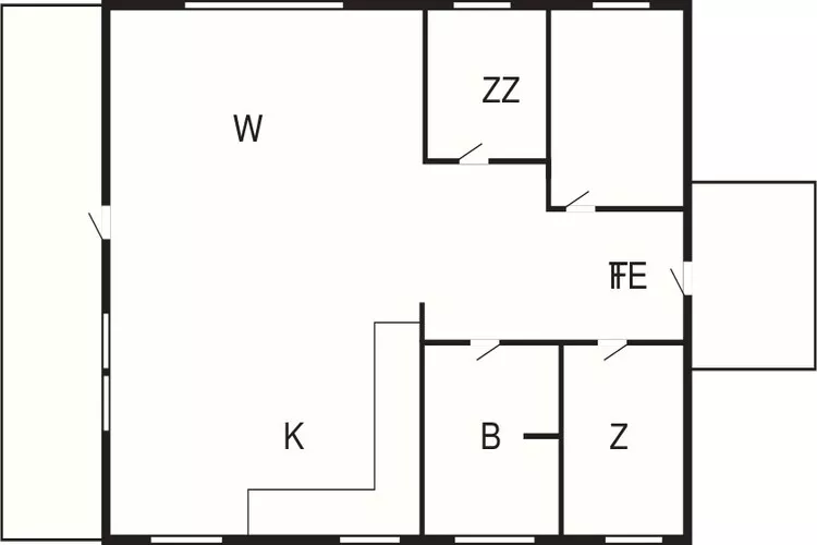5 persoons vakantie huis in Bording-By Traum-Plattegrond