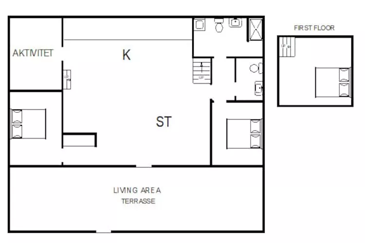 6 persoons vakantie huis in Hvide Sande-By Traum-Plattegrond