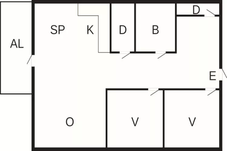 4 persoons vakantie huis in Ljungbyhed-By Traum-Plattegrond