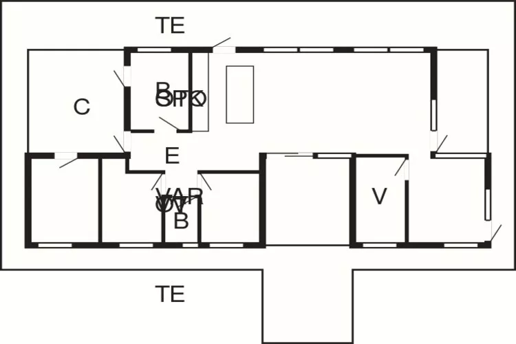 Moderne toevlucht in Graerup -- By Traum Ferienwohnungen-Plattegrond