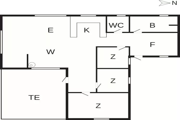 7 persoons vakantie huis in Ulfborg-By Traum-Plattegrond