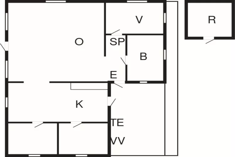 6 persoons vakantie huis in Rømø-By Traum-Plattegrond