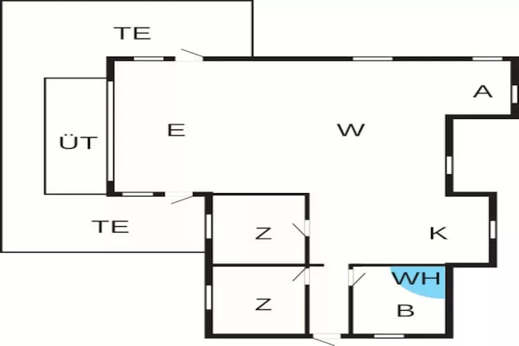 6 persoons vakantie huis in Hadsund-By Traum-Plattegrond