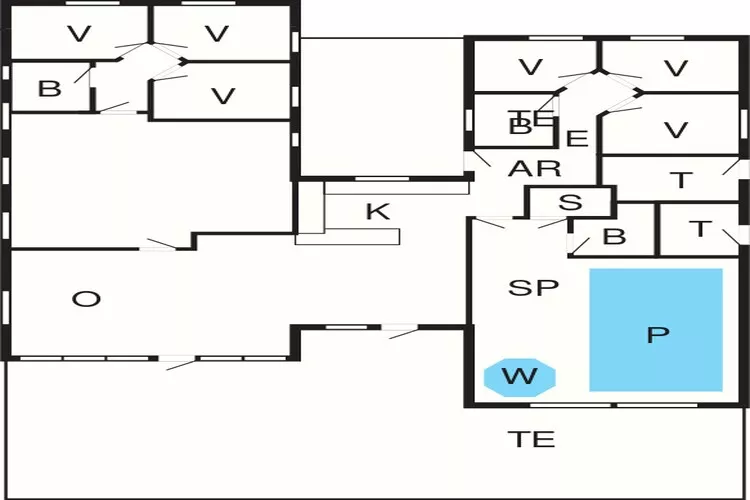 Luxe retraite bij Hvidbjerg Strand -- By Traum Ferienwohnungen-Plattegrond