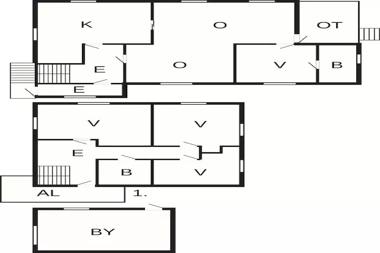 53381 VÅGLAND-Plattegrond
