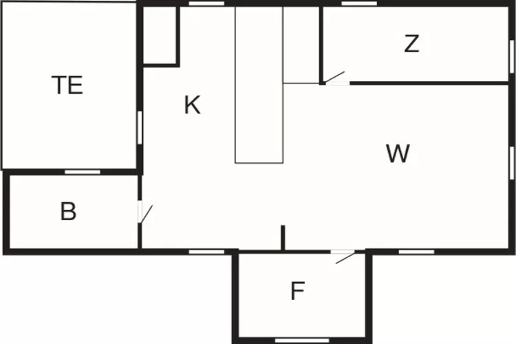 4 persoons vakantie huis in kode-By Traum-Plattegrond