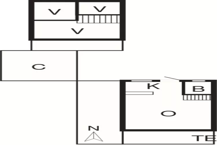 6 persoons vakantie huis in Oksbøl-Plattegrond