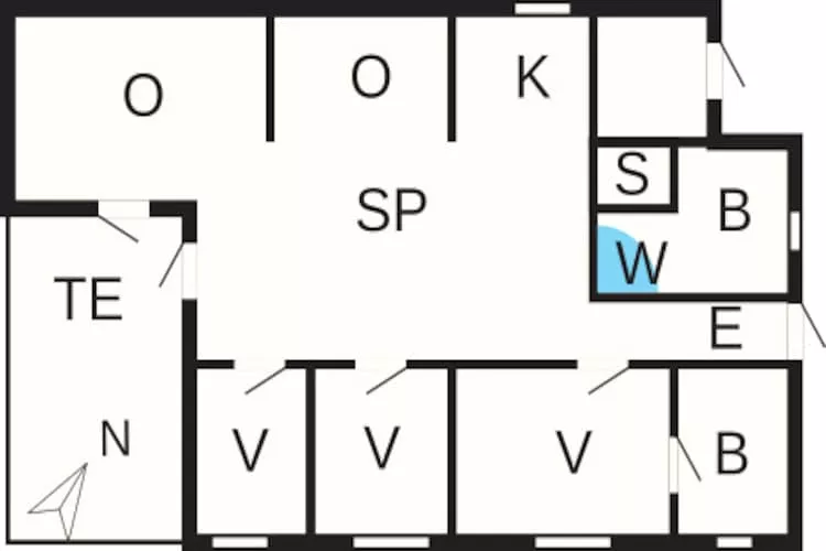 6 persoons vakantie huis in Asnæs-By Traum-Plattegrond