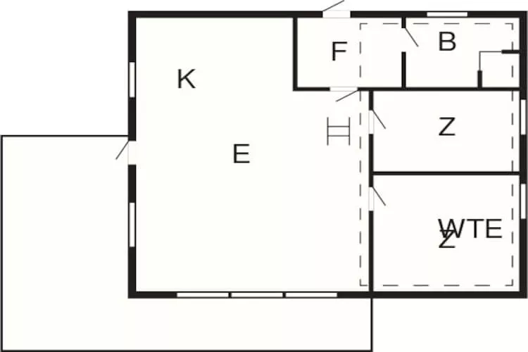 HYTTE 5-Plattegrond
