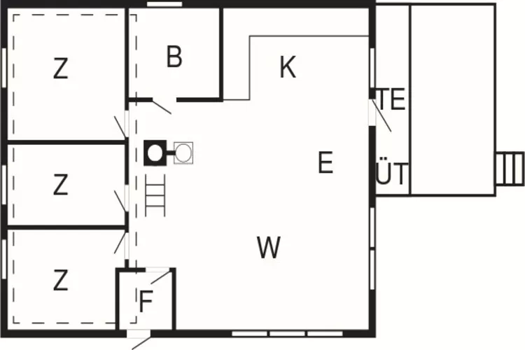 HYTTE 2-Plattegrond
