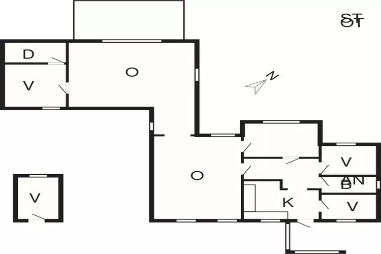 8 persoons vakantie huis in Roslev-By Traum-Plattegrond