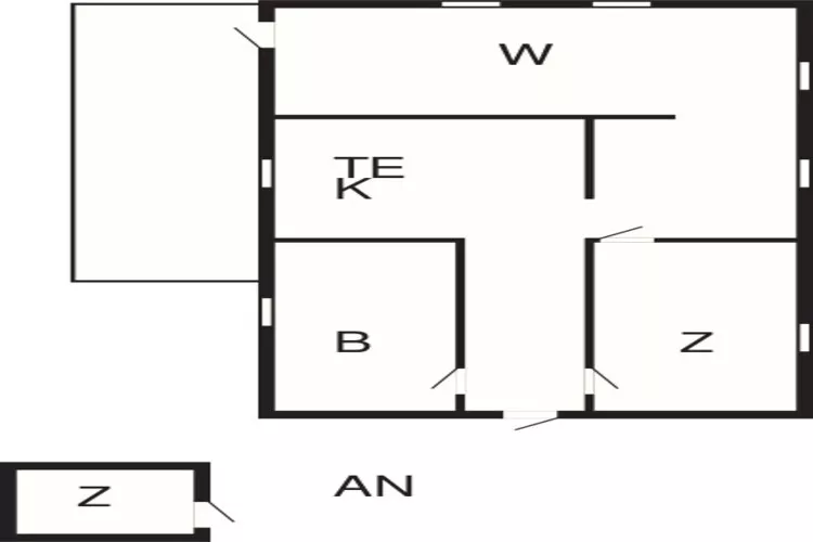 6 persoons vakantie huis in Eskebjerg-By Traum-Plattegrond