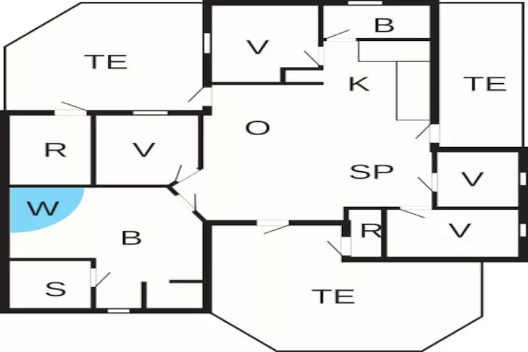 9 persoons vakantie huis in Løkken-By Traum-Plattegrond