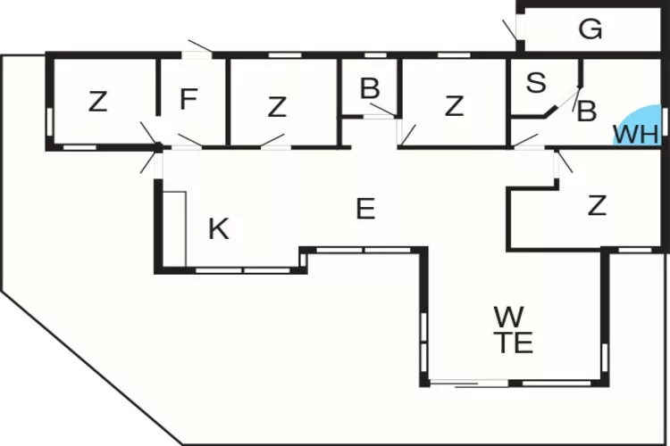 Zeezicht retraite met Spa -- By Traum Ferienwohnungen-Plattegrond
