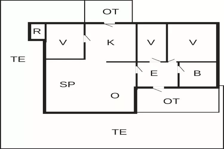 6 persoons vakantie huis in Kolind-By Traum-Plattegrond