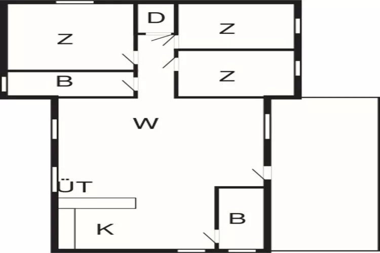 6 persoons vakantie huis in Thisted-By Traum-Plattegrond