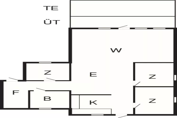 Rustig toevluchtsoord bij strand -- By Traum Ferienwohnungen-Plattegrond