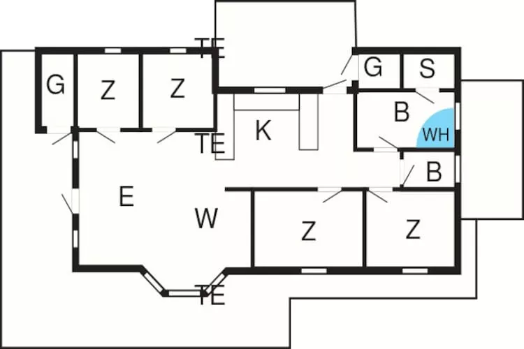 10 persoons vakantie huis in Løkken-By Traum-Plattegrond