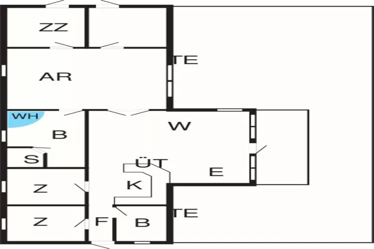 12 persoons vakantie huis in Løkken-By Traum-Plattegrond