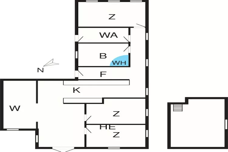 9 persoons vakantie huis in Jægerspris-By Traum-Plattegrond