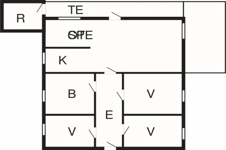 5 persoons vakantie huis in Jerup-By Traum-Plattegrond