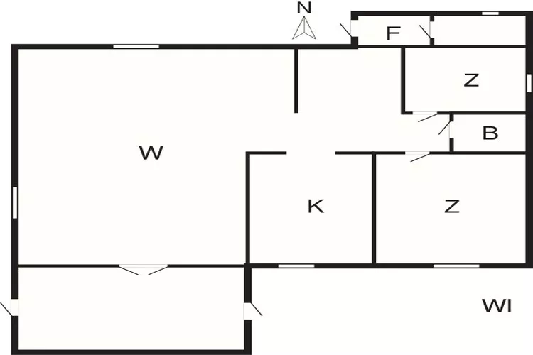 6 persoons vakantie huis in MUNKEDAL-Plattegrond
