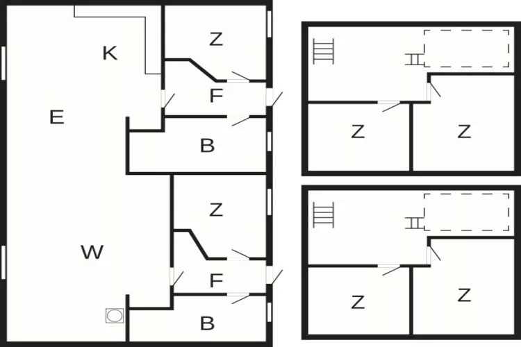 7 room,2 level,attached house-Plattegrond