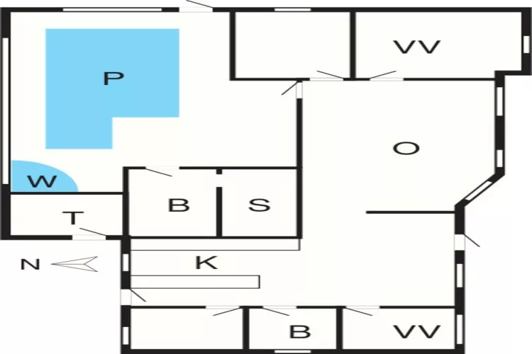 10 persoons vakantie huis in Jerup-By Traum-Plattegrond