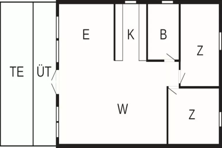 4 persoons vakantie huis in Oksbøl-By Traum-Plattegrond
