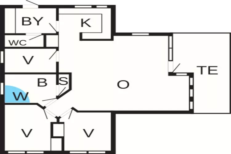 6 persoons vakantie huis in Nykøbing Sj-By Traum-Plattegrond