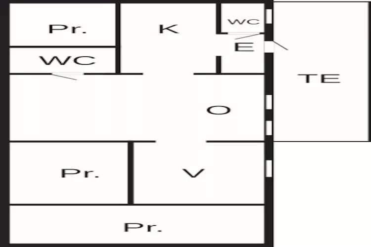 4 persoons vakantie huis in Tvååker-Plattegrond