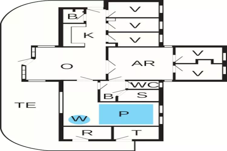 Luxe toevluchtsoord in Hornbaek -- By Traum Ferienwohnungen-Plattegrond