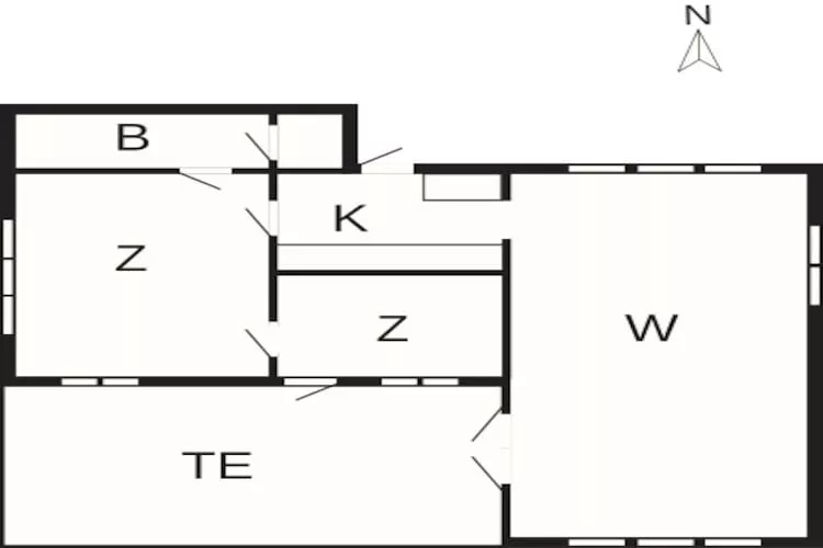 4 persoons vakantie huis in YSTAD-Plattegrond