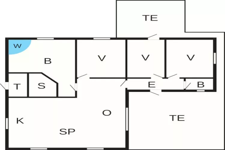 6 persoons vakantie huis in Løkken-By Traum-Plattegrond