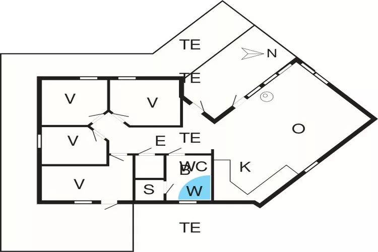 8 persoons vakantie huis in Vestervig-By Traum-Plattegrond