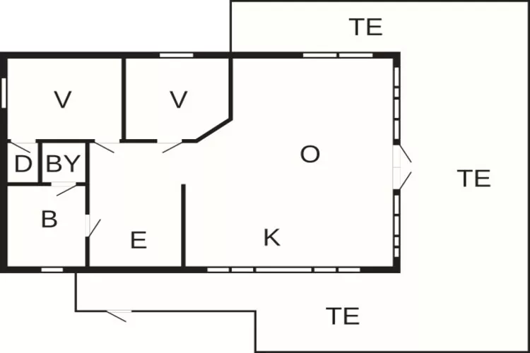 6 persoons vakantie huis in BODAFORS-Plattegrond