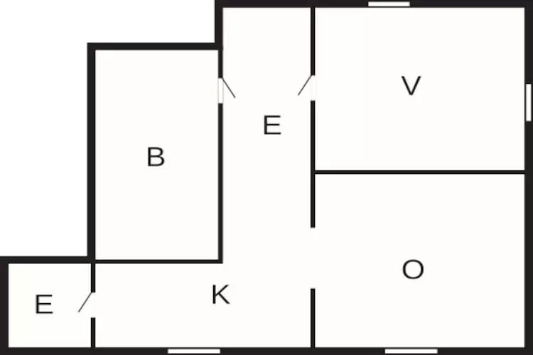 74682 LEILIGHET 2-Plattegrond