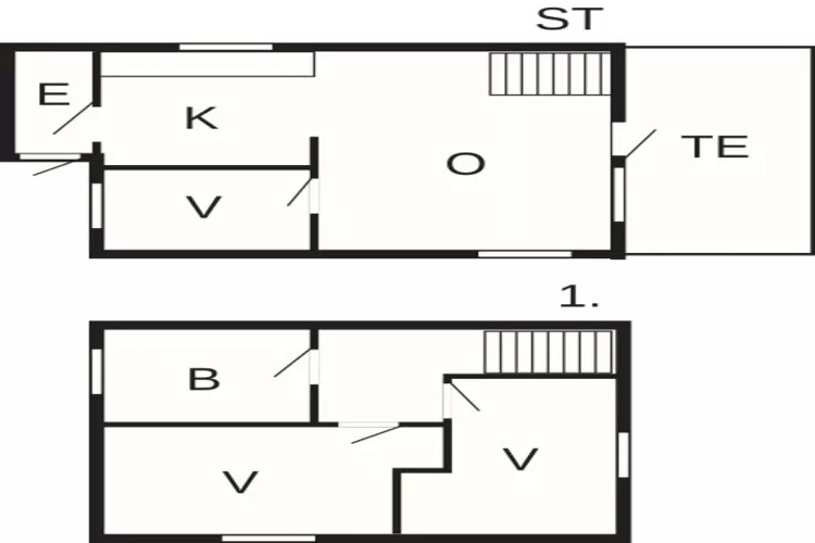 Zeezicht bij Rim -- By Traum Ferienwohnungen-Plattegrond