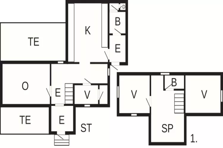 5 persoons vakantie huis in SÖLVESBORG-Plattegrond