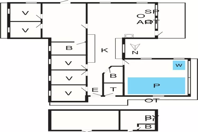 Luxe retraite met zwembad -- By Traum Ferienwohnungen-Plattegrond