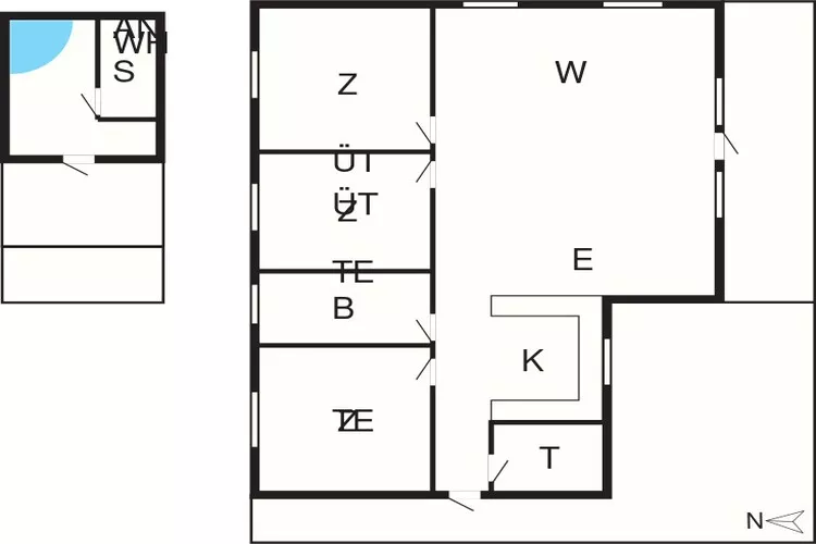7 persoons vakantie huis in Lemvig-By Traum-Plattegrond