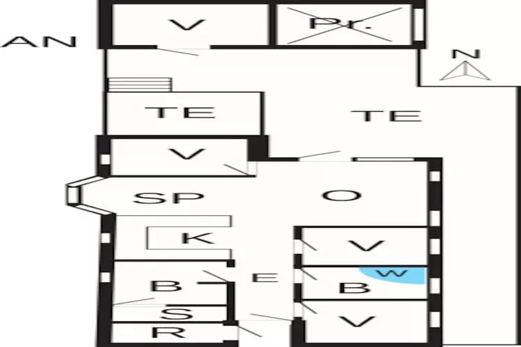 6 persoons vakantie huis in Løkken-By Traum-Plattegrond
