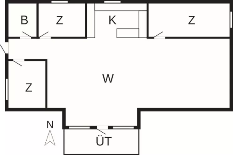 6 persoons vakantie huis in Hemmet-By Traum-Plattegrond