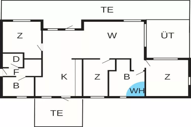 8 persoons vakantie huis in Læsø-By Traum-Plattegrond