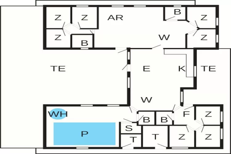 Luxe retraite in Marielyst -- By Traum Ferienwohnungen-Plattegrond